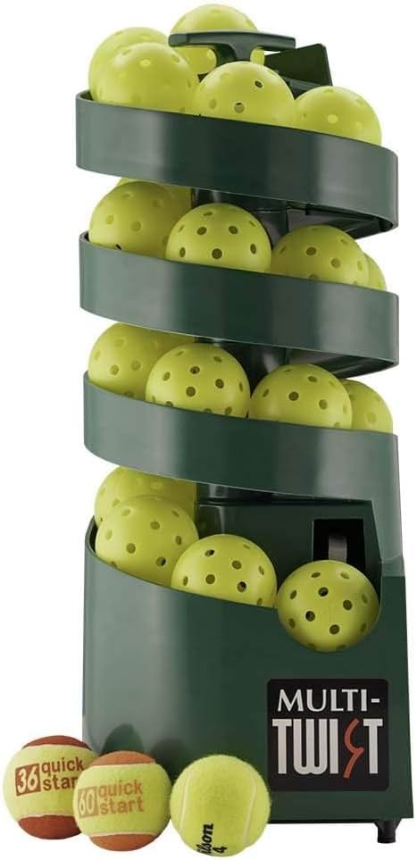 Sports Tutor Pickleball Twist Ball Machine - for Beginners - Battery Powered. Adjustable Toss. Made in USA by #1 Pickleball Machine Company - Product Image