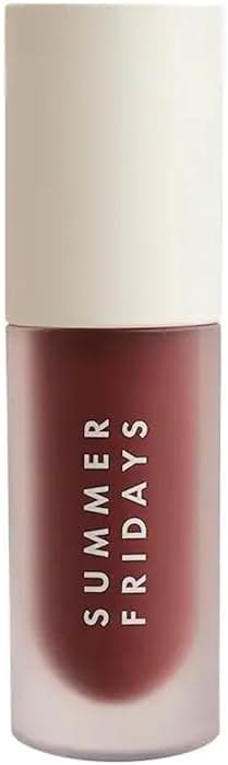Summer Fridays Dream Lip Oil - Hydrating Tinted Lip Gloss Oil - Non-Sticky Formula with Skincare Benefits for Long-Lasting Softness + Shine - Effortless Beauty Gifts - Rosewood Nights (0.15 Oz) - Product Image