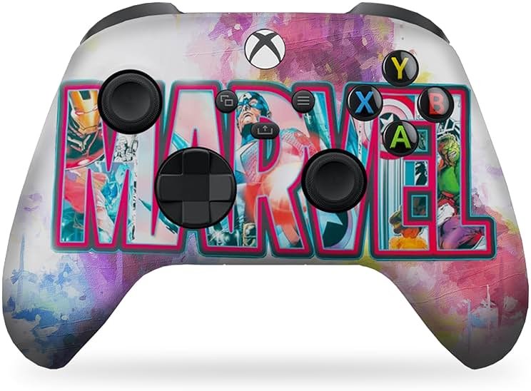 DreamController Marvvel X-box Controller Wireless compatible with X-box One/Series X/S Proudly Customized in USA I Permanent HYDRODIP Print(NOT JUST A SKIN)(MODDED) - Product Image