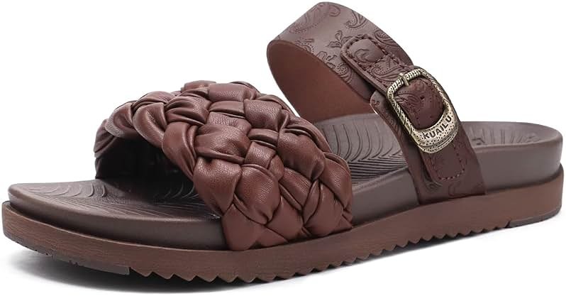 KuaiLu Women's Arch Support Orthopedic Open Toe Sandals - Product Image