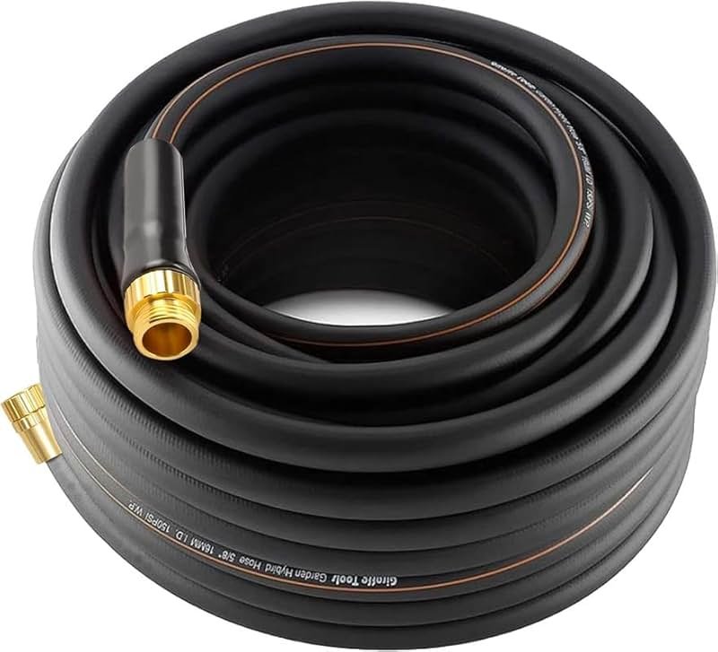 Giraffe Tools Garden Hose 100ft x 5/8", Water Hose Heavy Duty, Lightweight, Flexible Hybrid Hose, Male to Female Fittings - Product Image