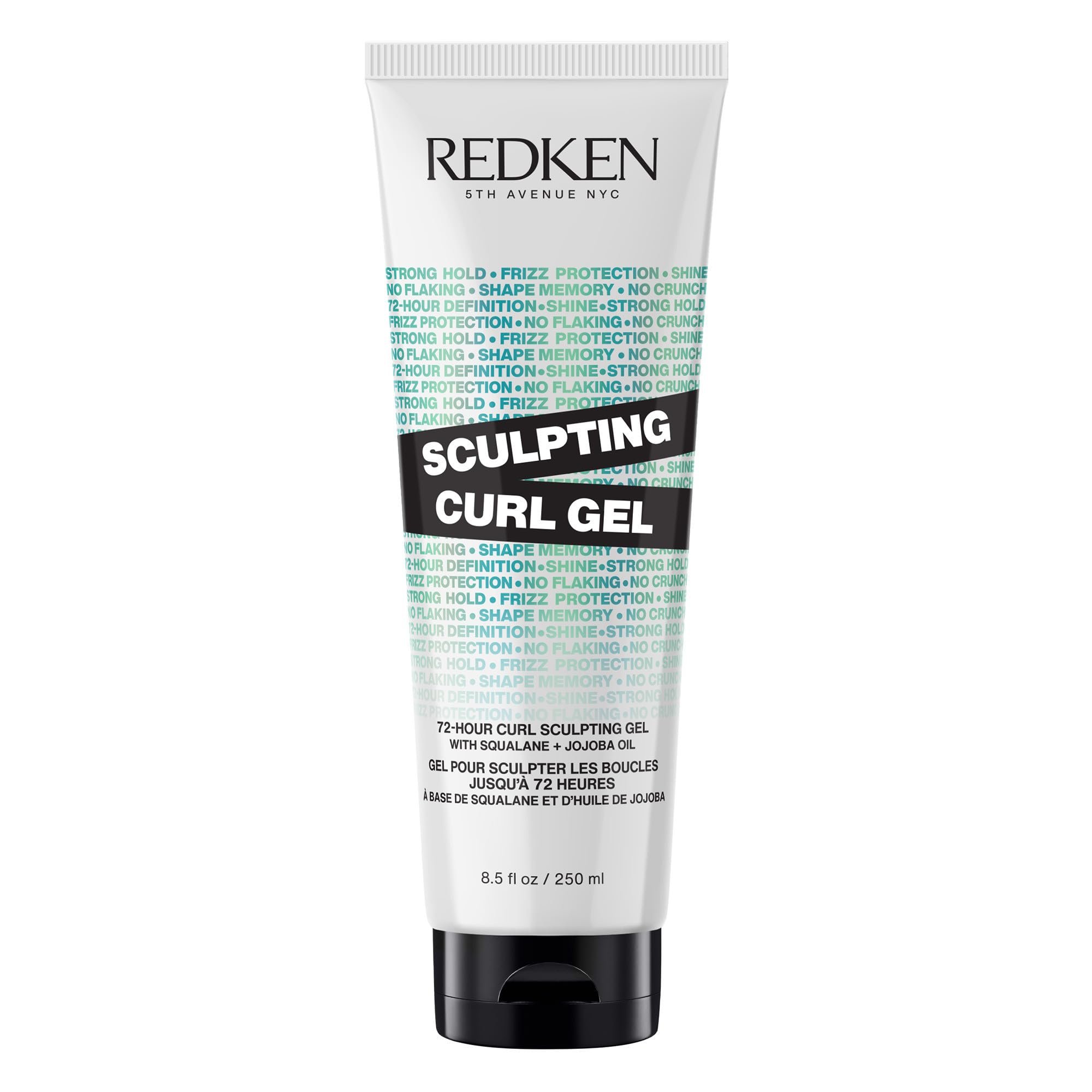 Redken Sculpting Curl Gel - 72-Hour Strong Hold, Crunch-Free & Flake-Free, Helps Tame Frizz - Product Image