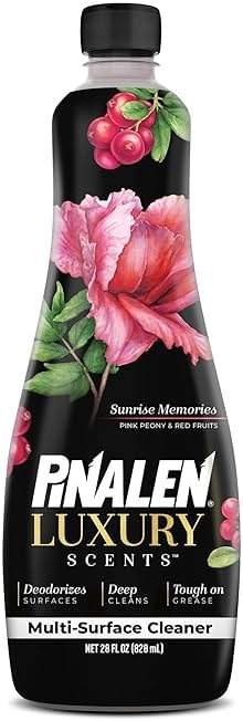 PINALEN Luxury Scent Liquid Multipurpose Cleaner - Sunrise Memories - 28 fl oz - All Purpose Cleaner for Kitchen, Bathroom & Surfaces - Product Image