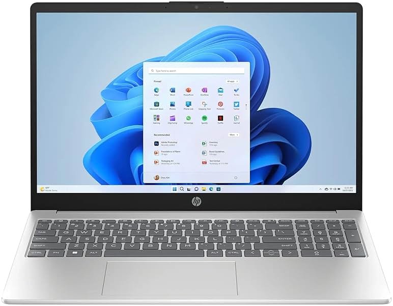 HP 15.6" Business Laptop, Free Microsoft Office 2024 Lifetime License, Copilot AI Chat, HD Touchscreen Display, Intel 6-Core i3-1215U 4.4 GHz, 16GB RAM, 1TB SSD, Long Battery Life, Windows 11 Pro - Product Image