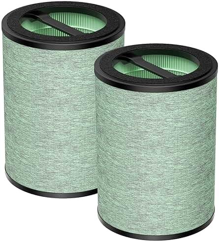 HEPA Filter Replacement Compatible with WYZE Smart Air Purifier, 4-in-1 High-Efficiency Air Filter, Standard Filter, 2 Pack - Product Image