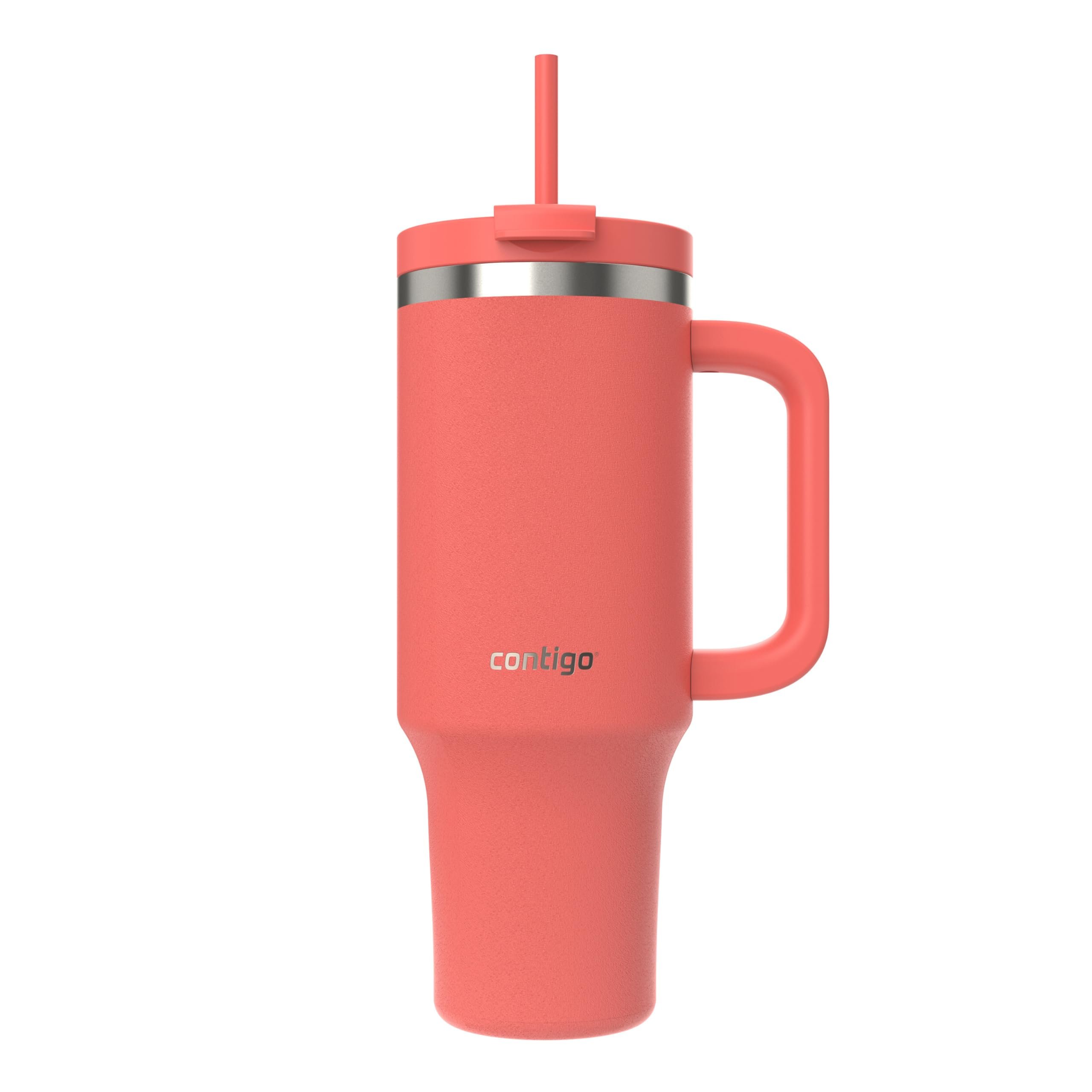 Contigo Streeterville 40oz Tumbler Stainless Steel Vacuum Insulated Leak-Proof Cold for 29 Hours Coral - Product Image
