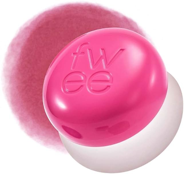 fwee Lip&Cheek Blurry Pudding Pot | Airbrushed Blush & Lip, Buildable & High Pigment, Long-lasting, Lightweight, Natural Soft Matte Finish, Satin Finish Blush - Cherry (Vibrant Pink) | 0.17 oz - Product Image