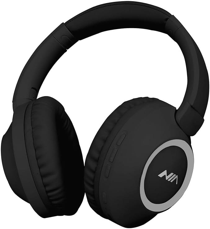 XuanGui Bluetooth Headphones Wireless, Foldable Noise Cancelling Gaming Headset Over The Ear with 20H Playtime,HiFi Stereo,FM/TF,for PS5/XBOX/PC/Computer/Laptop/Tablet,Black - Product Image