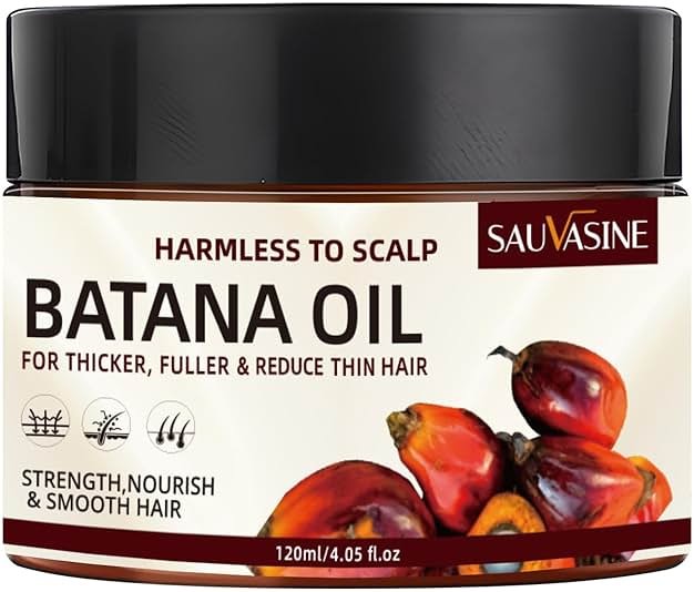 Lanthome Batana Oil for Hair Growth, Natural Dr. Sebi Hair Oil - Prevents Hair Loss, Eliminates Split Ends, Repairs Damaged Hair, Nourishes, for Men & Women- 120mL (4.05 Fl Oz) - Product Image