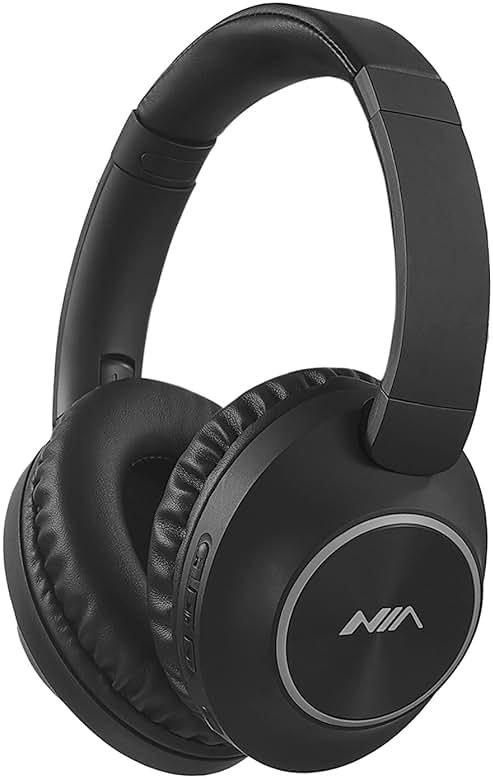 XuanGui Over Ear Wireless Bluetooth Headphones, 20H Playtime Wireless Headphones, HiFi Stereo and Lightweight Foldable Headphones with FM Radio, SD/TF for Home Work NX300, Black - Product Image