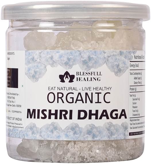 Blessfull Healing Organice Mishri Dhaga 1 lb (453 Gram) Airtight Container - Product Image