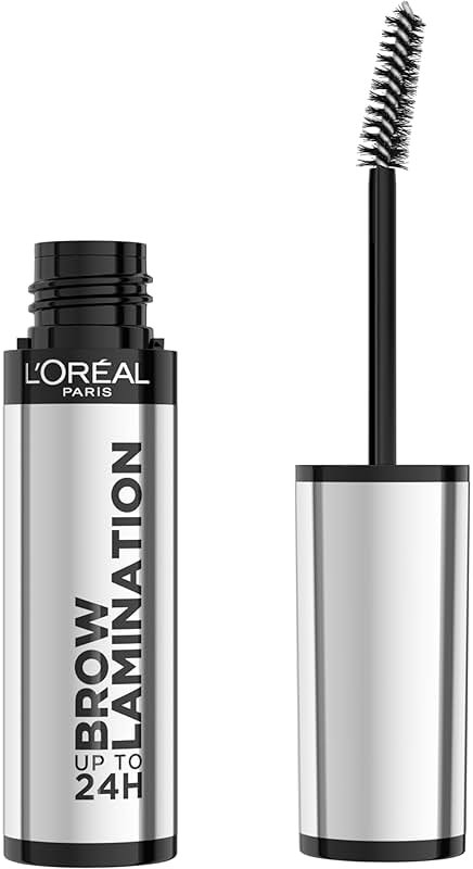 L'Oreal Paris Infallible Up To 24H Wear Brow Lamination, Water-Resistant Longwear Eyebrow Gel Make Up, Clear/Transparent, 0.16 Fl Oz - Product Image