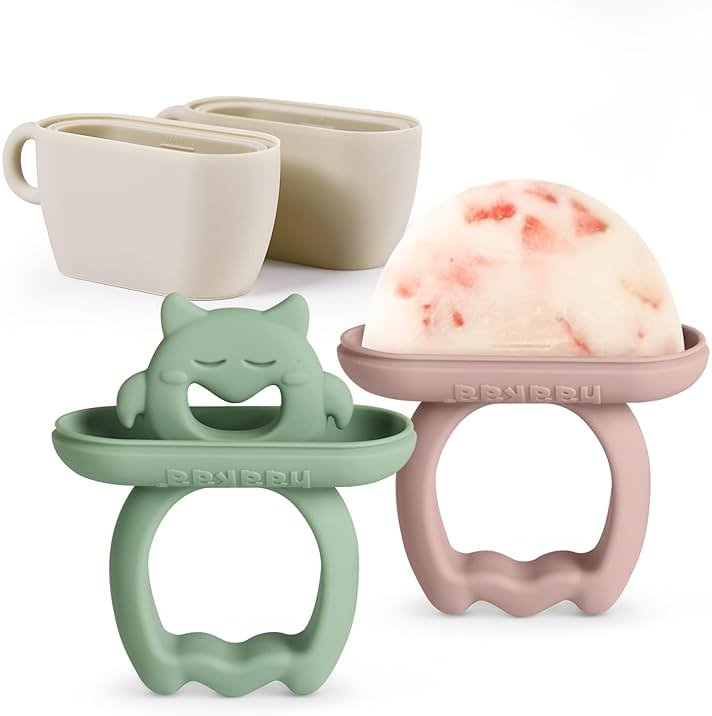 Haakaa Breastmilk Popsicle Mold for Babies, Frozen Breast Milk Teether | Natural Gum Comfort, Easy-grip Handles, Less Mess, Easy Release, BPA-Free Silicone - Product Image