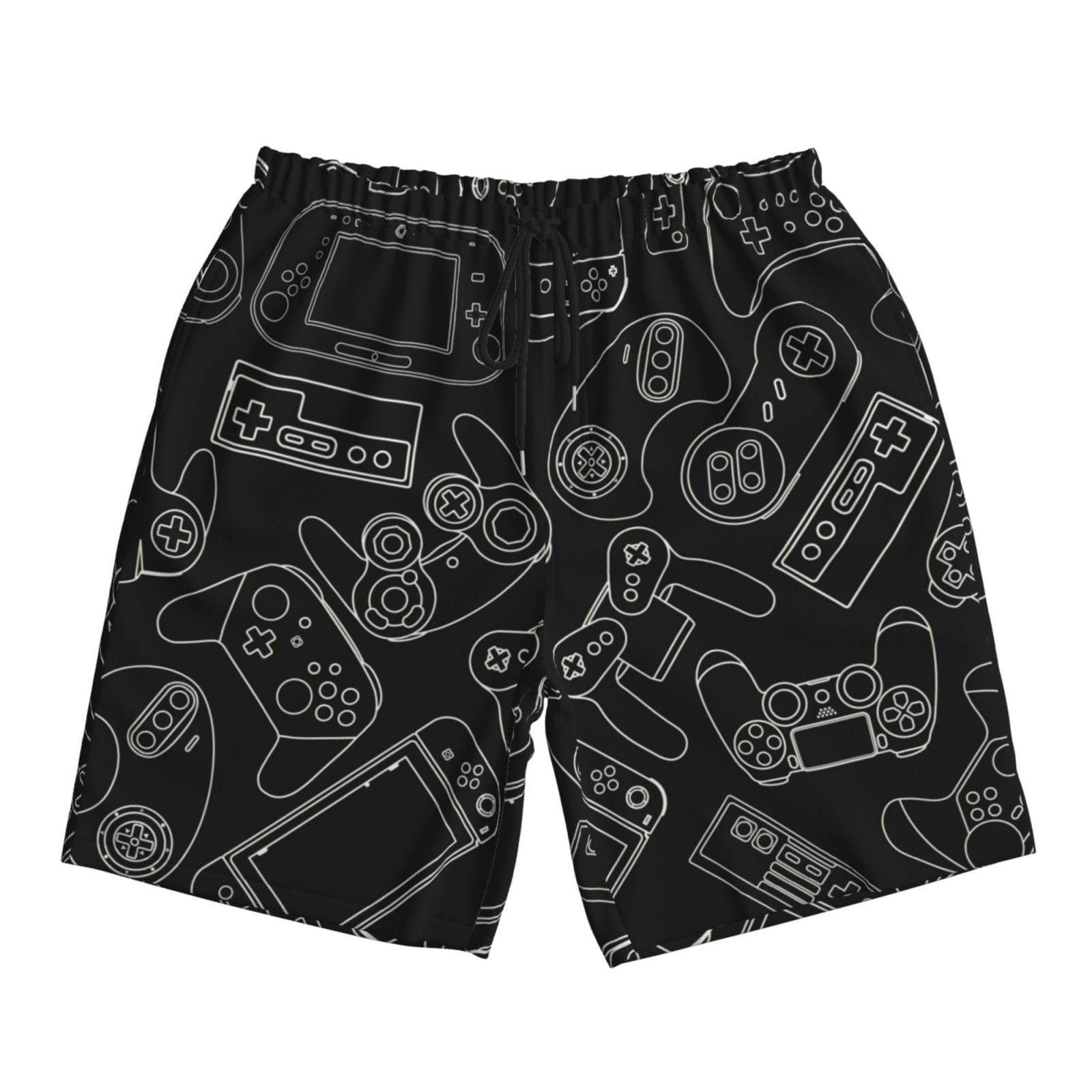 Lukbfall Mens Swim Trunks Quick Dry Swim Shorts with Mesh Lining Breathable Men's Beach Pants Swimwear Bathing Suits - Product Image