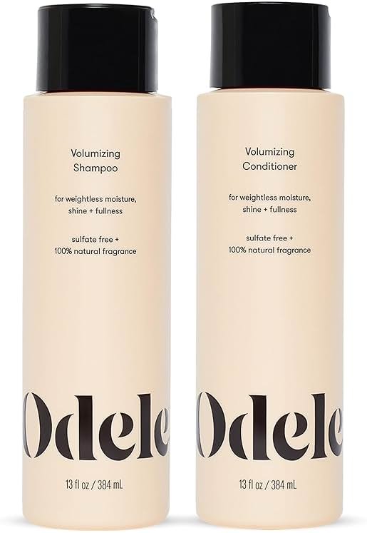 Odele Volumizing Sulfate-Free Shampoo & Conditioner Set, Adds Moisture, Shine, and Fullness for Straight or Wavy Hair Types, 13 Fl Oz Each (2-Pack) - Product Image