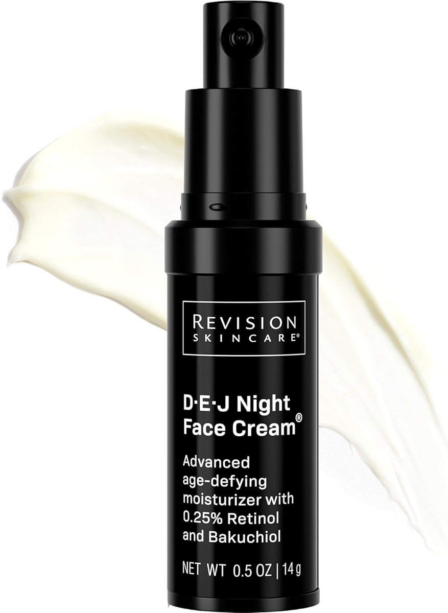 Revision Skincare D·E·J Night Face Cream®, Anti Aging Moisturizer, Antioxidant Rich with Retinol and Bakuchiol - Product Image