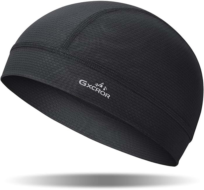 GXCROR Cooling Skull Cap Helmet Liner for Men Women, Moisture Wicking Cycling Cap - Product Image