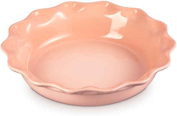 Le Creuset Stoneware Heritage Pie Dish, 9", Peche - Product Image