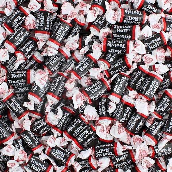 Chocolate Mini Rolls - Bulk Tootsee Candy, Individually Wrapped Mini Bites Midgees (5 Pound) - Product Image