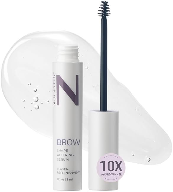 NULASTIN Shape Altering Eyebrow Serum - Brow Serum to Shape & Define - Improves the Appearance of Sparse Eyebrows for a Fuller Look - Enriched with Hair-Strengthening Ingredients (0.1 Fl Oz) - Product Image