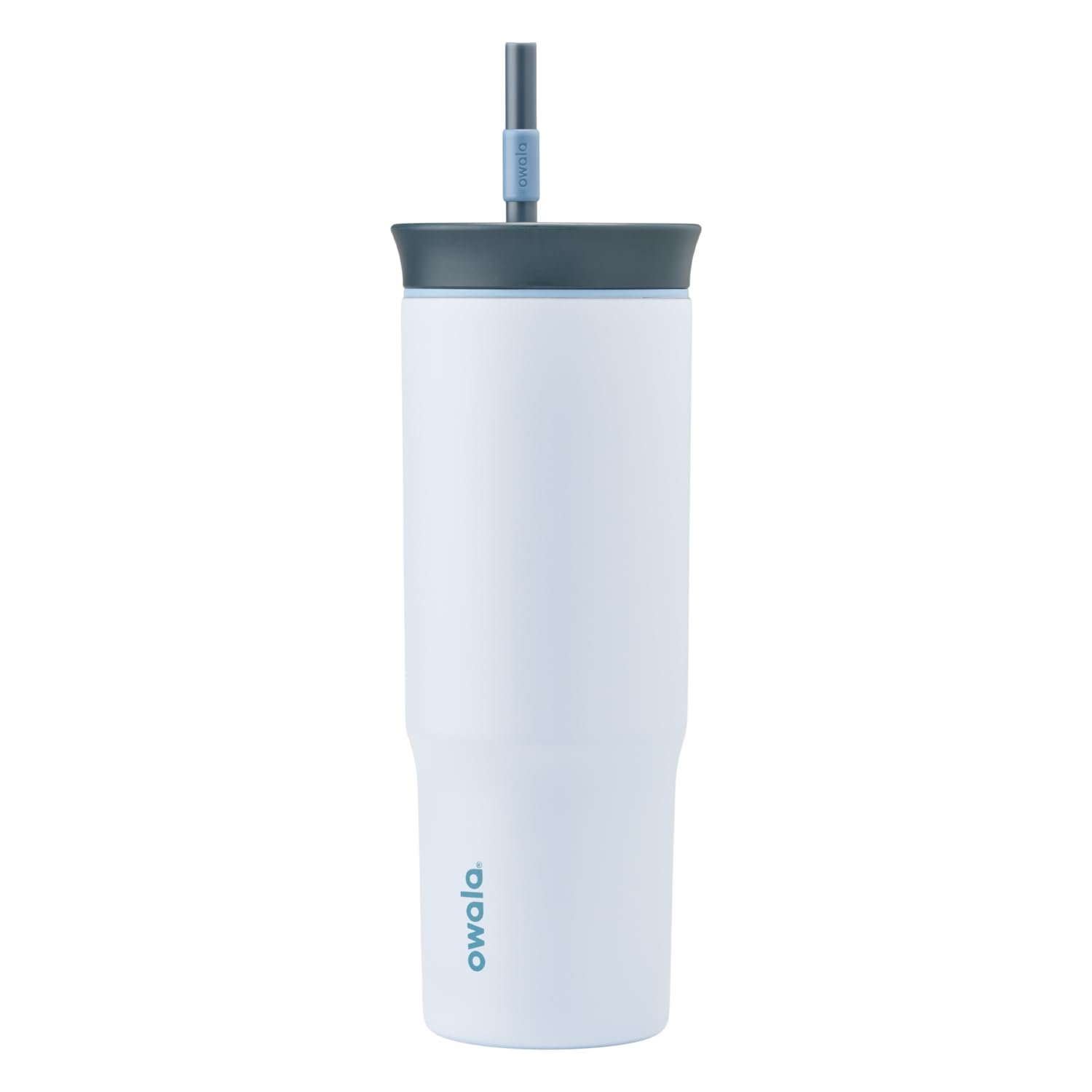 Owala Stainless Steel Triple Layer Insulated Travel Tumbler with Spill Resistant Lid and Straw, BPA Free, 24 oz, The Great Blue - Product Image