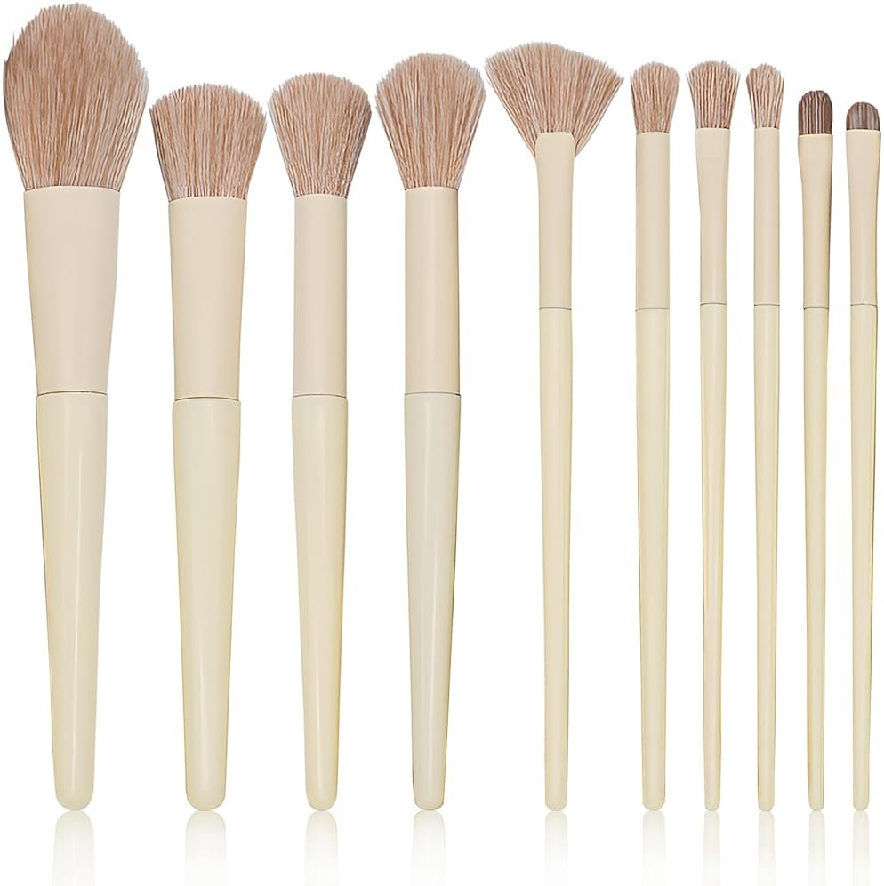 Synthetic Foundation, Powder, Concealers, and Eye Shadows Makeup Brush Set to Master the Art of Makeup - Product Image