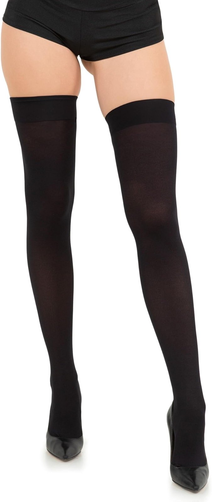 Sugar Sunday Opaque Thigh High Stockings For Women Sexy Over The Knee Thigh High Socks Nylon Thigh Highs Colored Stocking - Product Image