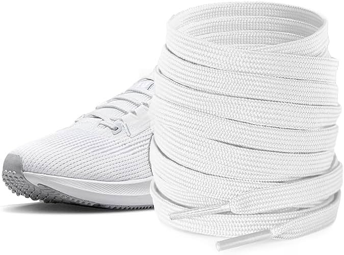 UamGlsob 1/4" Running Shoe Laces for Air Zoom Pegasus/Structure/Vomero/Fly Sneakers, Durable Thin Shoelaces Replacement - Product Image