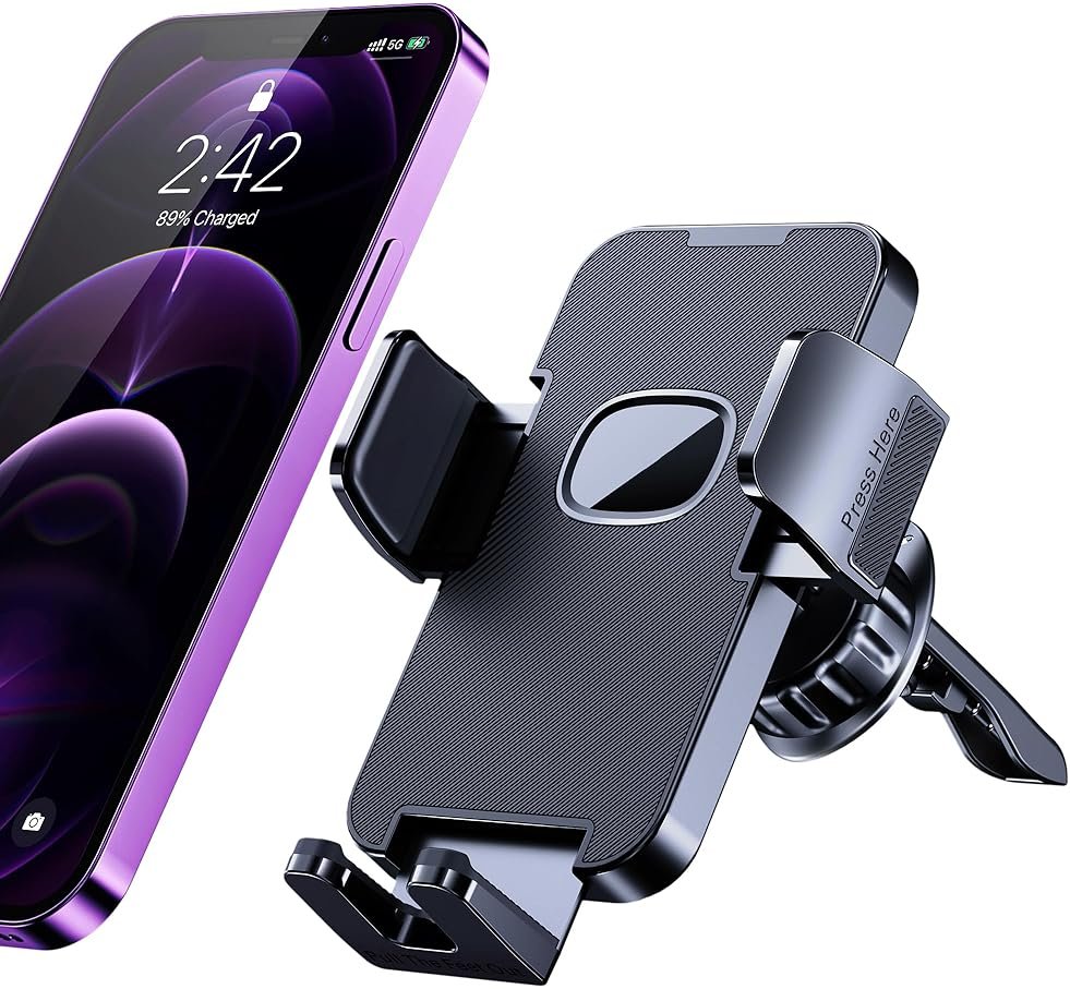 FESIYOYE Car Phone Holders for Car Air Vent Phone Mount Universal Automotive Accessories Car Mount Cradles Fit for iPhone Android Smartphones - Product Image