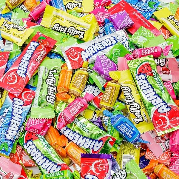 Chewy Candy Variety Pack 3 Lb – Bulk Bag, Fruit Flavored, Individually Wrapped - Product Image