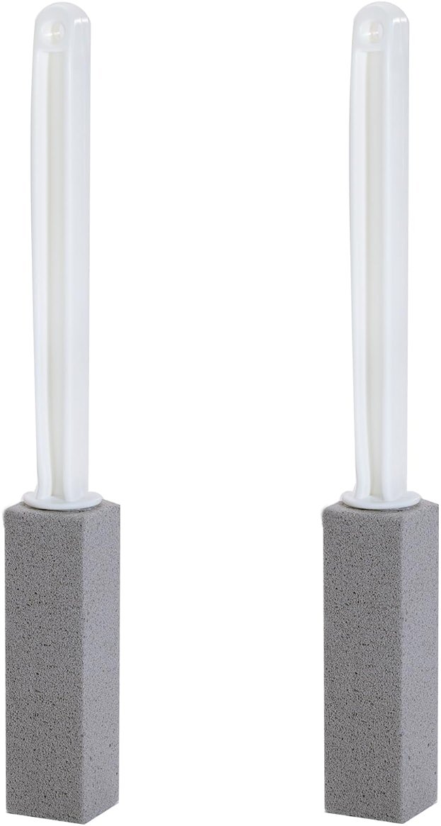 ARZQUT 2 Packs Pumice Cleaning Stone with Extra Long Handle, Pumice Stone for Toilet Bowl Cleaning for Cleaning Toilets, Bathtubs, Grills, Swimming Pools, Sinks - Product Image