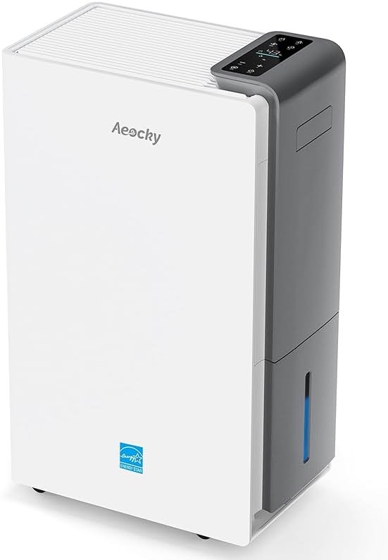 AEOCKY 4500 Sq.Ft Energy Star Most Efficient 2025 Dehumidifier, Max 80 Pint/Day Smart Compressor Dehumidifier with Drain Hose, Intelligent Humidistat,for Basement,Bedroom,Home,Bathroom - Product Image