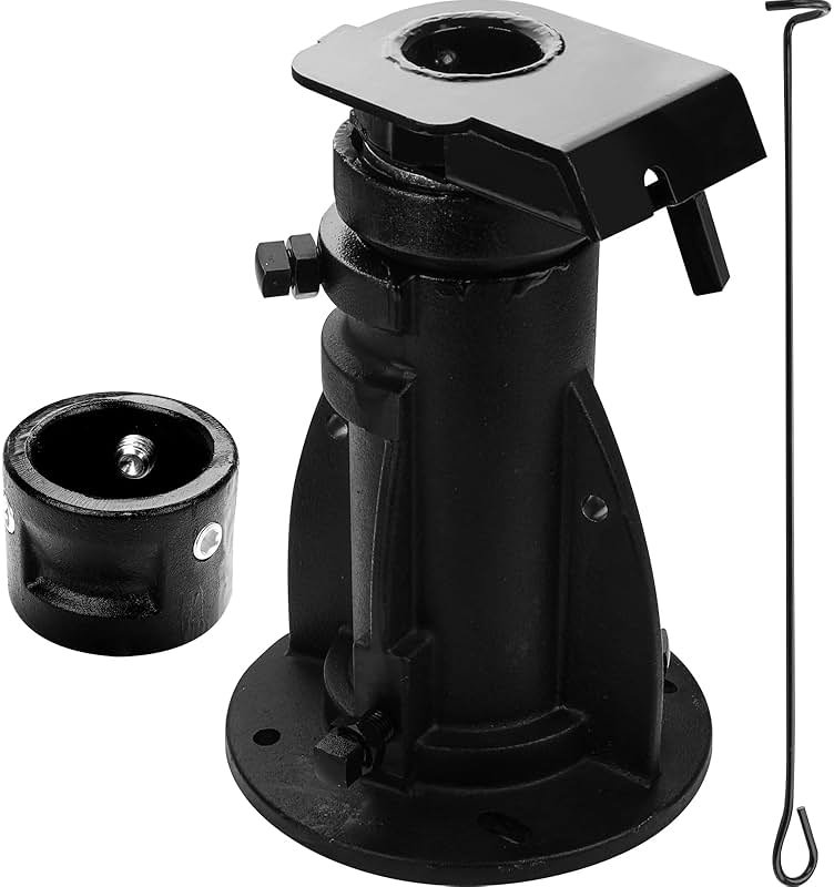 C5G1216 12"-16" Adjustable Cushioned 5th Wheel to Gooseneck Adapter Compatible with 2-5/16" Gooseneck Hitch Balls, Towing Capacity 20000 Lbs, OE C5G1216 - Product Image