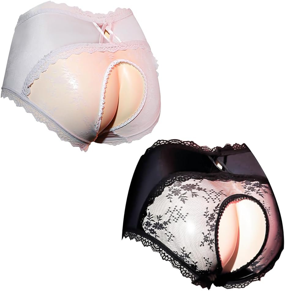 Pructi Femboy Sissy Mens Pouch Panties Men's Hipster Panty Lace Bikini Briefs Lingerie Underwear For Men-Manties. - Product Image