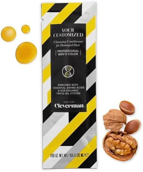 CLEVERMAN Men's Cleansing Conditioner for Damaged Hair, 20mL (Sample Size) - Product Image