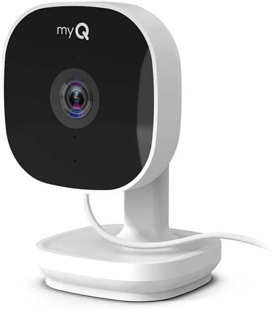 Chamberlain myQ Smart Indoor Security Camera – 1080p HD Video, Night Vision, Motion Detection, Wi-Fi, Two-Way Audio, Smartphone Control - Product Image
