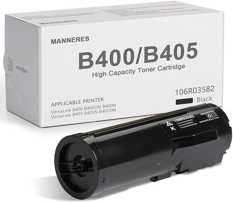 VersaLink B400 B405 High Capacity Toner Cartridge (1-Pack, Black) -106R03582 Toner Cartridge Replacement for Xerox VersaLink B400 B400DN B400N B405 B405N B405DN Printer - Product Image