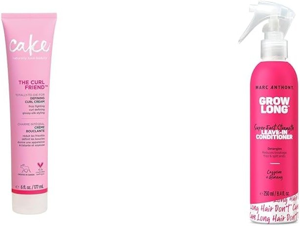 Cake Beauty Curl Cream & Marc Anthony Leave-In Conditioner Hair Bundle - Product Image