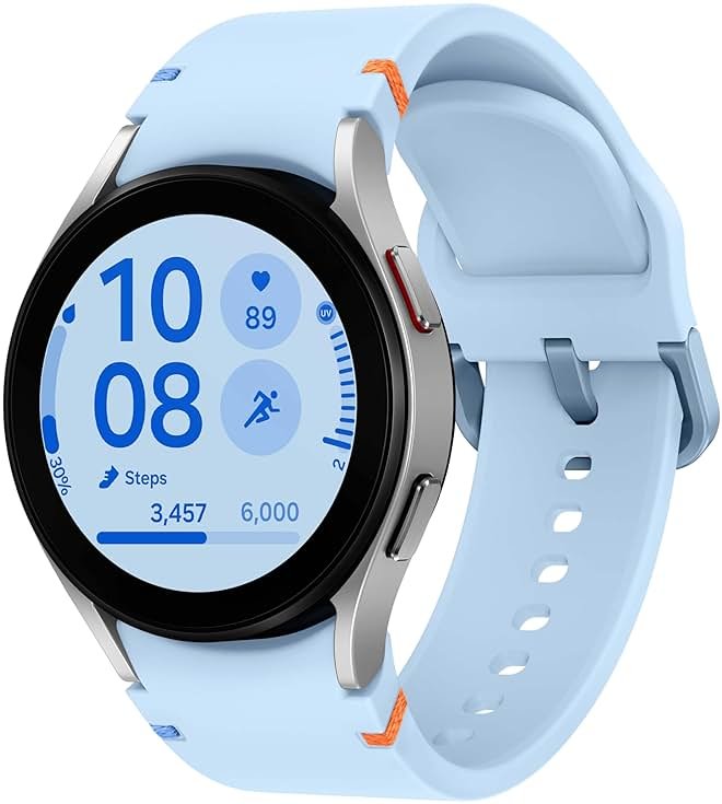 Samsung Galaxy Watch FE 40mm Bluetooth AI Smartwatch w/Fitness Tracking, BIA Sensor, Personalized HR Zones, Heart Rate Tracker, Sleep Monitor, 2024, Silver [US Version, 1Yr Manufacturer Warranty] - Product Image