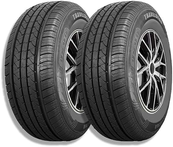 Set of 2 (Two) Travelstar UN99 All Season 225/65R17 102H All Season Radial Passenger Car Tire 225/65/17 UTQG 440AA - Includes Three-Year Road Hazard Warranty (Tire Only) - Product Image