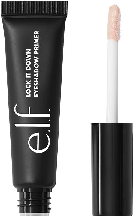 e.l.f. Lock It Down Eyeshadow Primer, Smooth Creamy Eye Makeup Primer For Long-Lasting Eyeshadow, Intensifies Color, Helps Prevent Creasing, Vegan & Cruelty-Free - Product Image