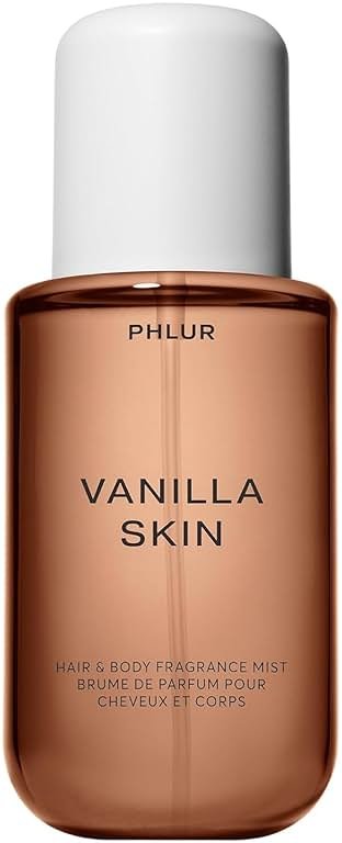 PHLUR Vanilla Skin Body Mist, 8 Fl Oz - Hair and Body Perfume for Women, Vanilla Perfume Body Spray with Pink Pepper, Cashmere Wood & Sandalwood Fragrance - Product Image