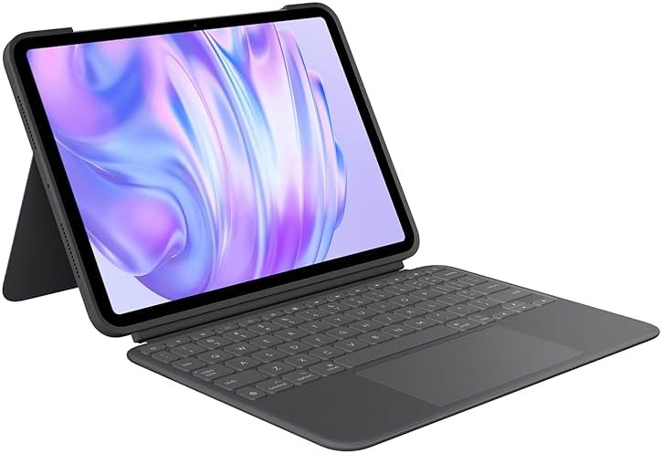 Logitech Combo Touch iPad Pro 11-inch (M4 & M5)(2024 & 2025) Keyboard Case - Detachable Backlit Keyboard with Kickstand, Comfortable Typing, Multi-use Mode - Midnight Black - Product Image
