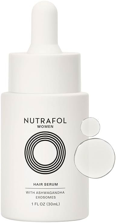Nutrafol Women's Hair Serum, Supports Visibly Thicker and Stronger Hair, Vegan, Lightweight and Fast-Absorbing - Product Image