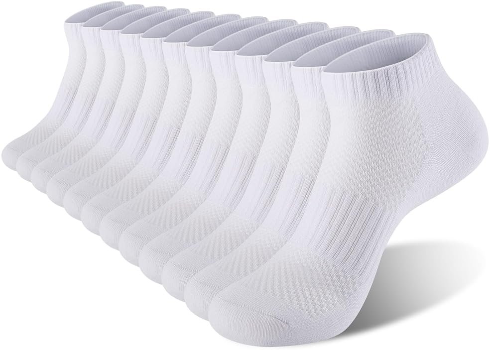 Womens Cotton Ankel Socks, Athletic Performance Running Moisture Wicking Breathable socks - Product Image