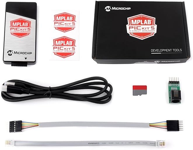 Waveshare PICkit 5 In-Circuit Debugger and Programmer, Type-C Port, Supports MPLAB, Card Programmer - Product Image