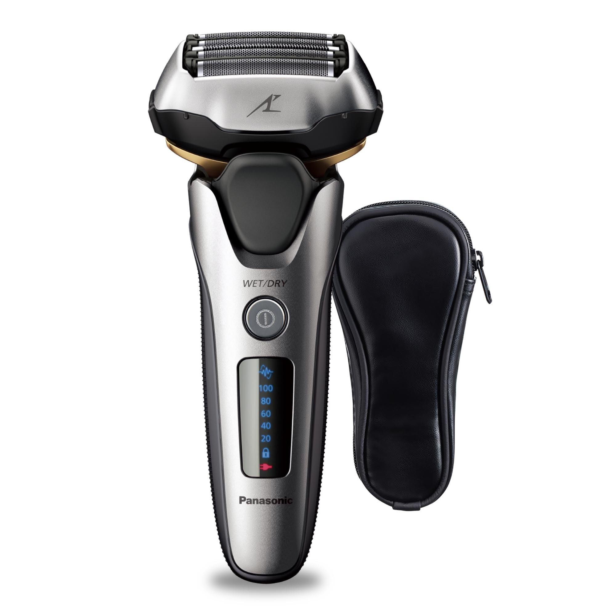 Panasonic ARC5 Electric Razor for Men Face, Wet & Dry Shavers with Foil Shaver, Pop-up Trimmer, Ultra-Fast 5-Blade, Smart Shave Sensor, 16D Flexible Pivoting Head - ES-ALV6HS (Silver) - Product Image