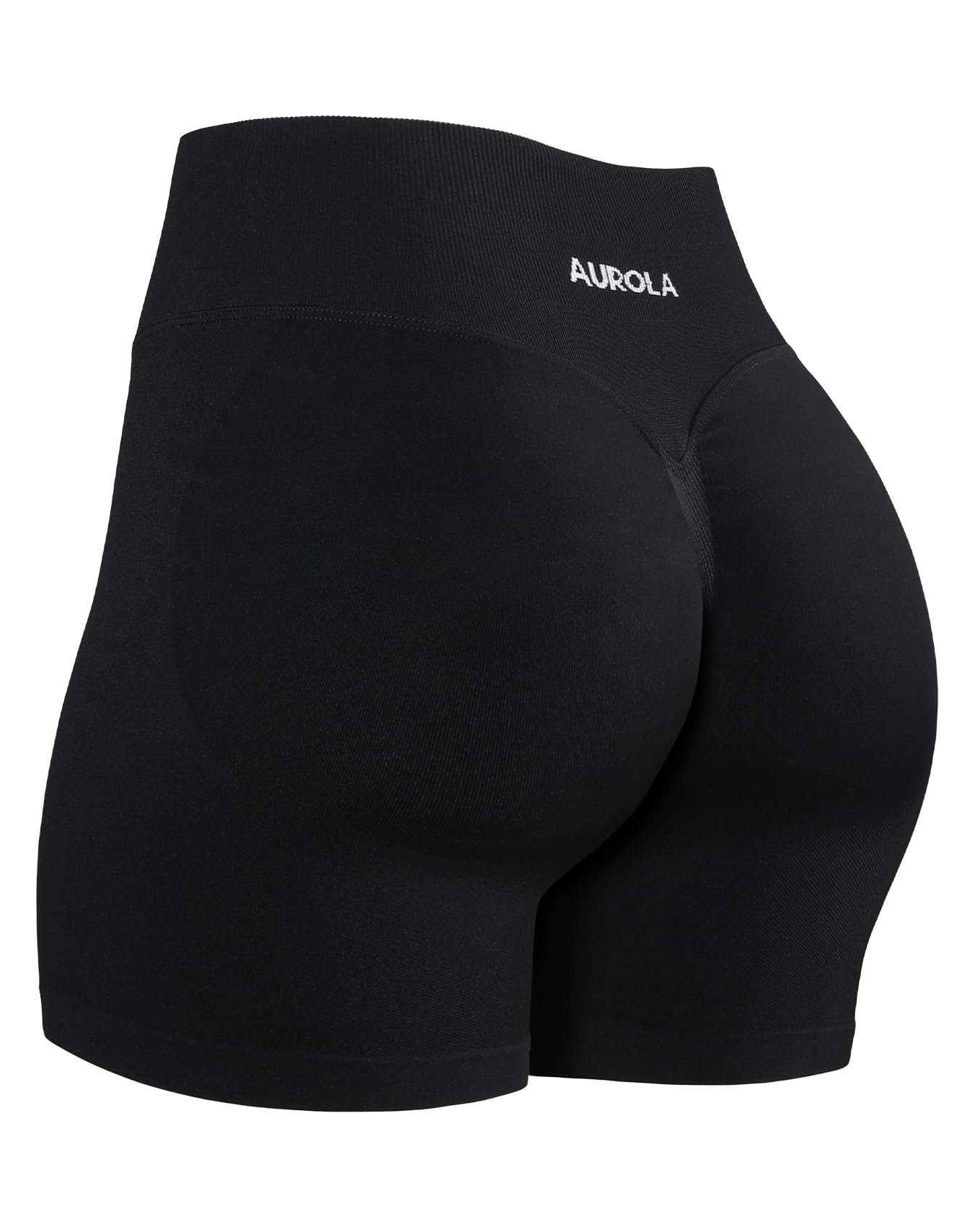 AUROLA Influence Workout Shorts for Women,2.5 3.5 4.5 5.5 6.5 No Roll Up Squat Proof Scrunch Seamless Compression Gym Short - Product Image
