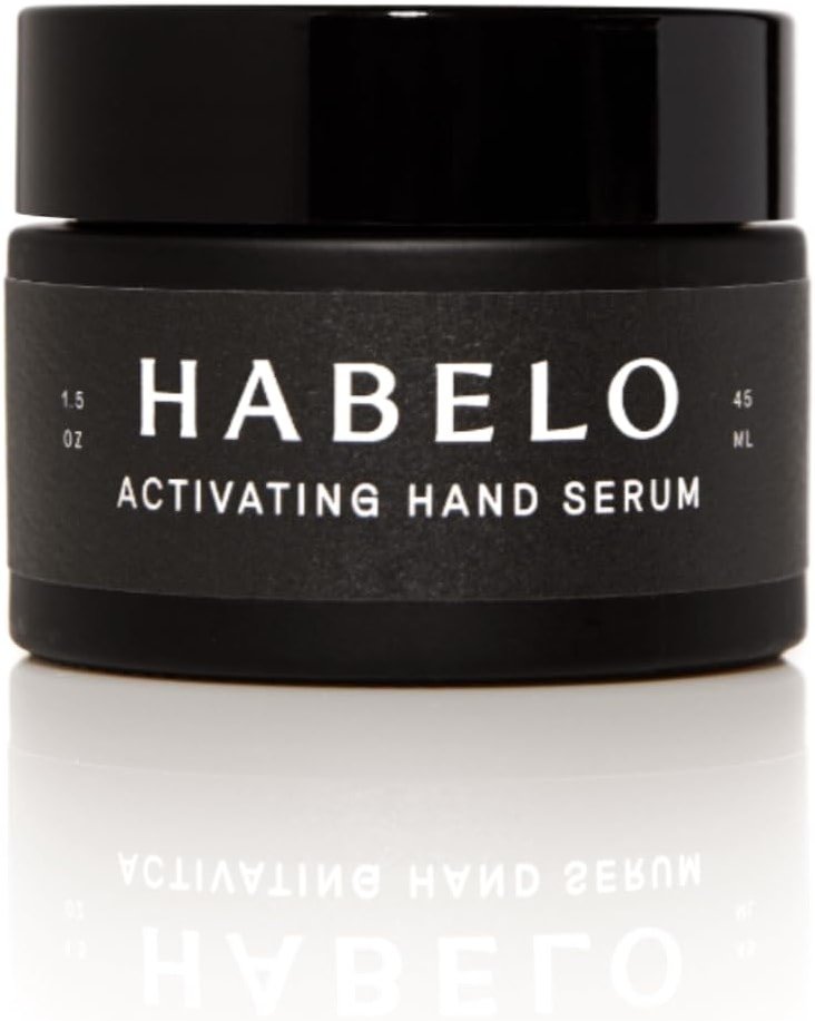 Habelo Activating Hand Serum | Smooths, Heals, Repairs, and Brightens | 1.5 oz./45 ml | Moisturizing Clean Hand Cream | Clinically Proven Safe and Effective - Product Image