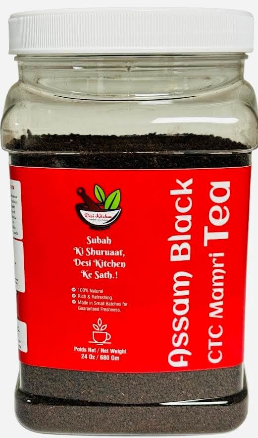 Desi Kitchen CTC Mamri Assam Black Tea 24oz (680g) | Indian Loose Black Tea | Product of India - Product Image